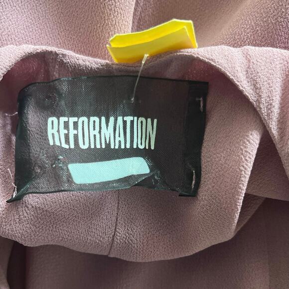 Reformation Lilac Low Back Maxi Formal Dress Sz 2 - Picture 3 of 6